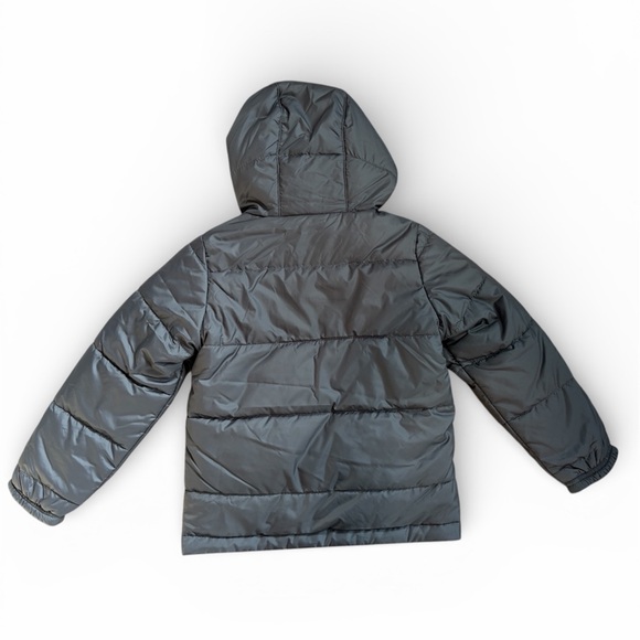 Columbia Reversible Charcoal Hooded Jacket Youth XS NWT - Picture 3 of 5